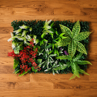 Dinding Tanaman Artifisial Gaya Modern Terlaris untuk Lanskap Dekoratif, Rumput Buatan, Dinding Bunga Palsu, Dinding Hijau Anti-UV
