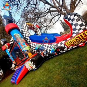 WINWAYTOYS Combo commercial Monster Truck pour tout-petits, location de château gonflable, PVC pour enfants, 20 pieds, capacité 5-10 personnes - Product Image 3