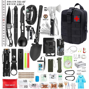 Kit de survie en plein air 5L, ensemble d'outils d'urgence compact pour le camping, équipement de premiers secours - Product Image 1