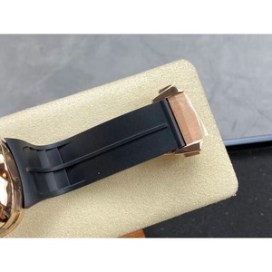 Montre mécanique de luxe de haute qualité, boîtier tonneau en acier inoxydable, verre saphir, bracelet en caoutchouc de 24 mm, résistance à l'eau 3 ATM, réserve de marche - Product Image 5