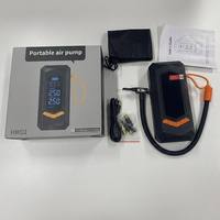 Compresseur d'air portable intelligent 150 PSI pour pneus, gonfleur électrique de voiture avec charge rapide Type-C pour situations d'urgence
