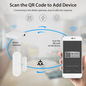 เซ็นเซอร์ตรวจจับเปิด-ปิดประตูและหน้าต่าง Matter Smart Home Security ใช้พลังงานจาก USB สำหรับระบบรักษาความปลอดภัยภายในบ้าน - Product Image 4