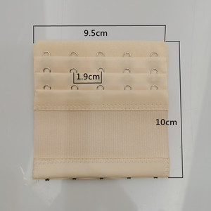 Aozina Wholesale Stainless Steel Sexy <strong>Bra</strong> Extender Three Rows Five Buckles Elastic Lengthening <strong>Clip</strong> Five Buckles Elastic <strong>Bra</strong> - Product Image 4