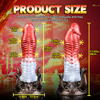 YOCY Drachen-Monster Dildo Analplug G-Punkt-Stimulator Prostata-Massage Penis Großer Butt Plug Anales Sexspielzeug für Frauen Männer Großhandel