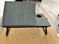 Petit bureau pliable pour ordinateur portable, réglable en hauteur pour lit, idéal pour étudiants en dortoir