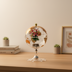 Wellfun หลอดไฟรูปโลกและ3D พระจันทร์พร้อมเมฆแผนที่แบตเตอรี่สีดำของโรงเรียนของขวัญลูกโลกของตกแต่งโลก - Product Image 1