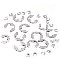 Factory Wholesale Precision Stainless Steel Open Snap Ring E Clip Wear Resistant Fastener
