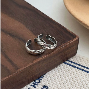 Korean Hot Sale 100% 925 Sterling Silver Classic Vintage <b>Ring</b> Simple <b>Finger</b> <b>Rings</b> For Women Fine Jewelry - Product Image 2