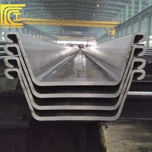 Panneaux de palissage en acier Larsen SY295 SY390 400*100*10.5mm Q235 Q355 9m 12m 15m 18m 24m DIN, JIS, AISI, ASTM, GB, BS Type Z Type <span class=keywords><strong>U</strong></span> - Product Image 1