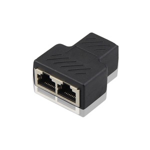 Connecteur réseau RJ45 Ward News, type T, traversant, répartiteur 3 voies, tête cristalline pour extension de câble Ethernet - Product Image 3