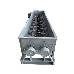 तैयार मिश्रण कंक्रीट संयंत्र के लिए भारी शुल्क निरंतर जुड़वां शाफ्ट पैडल मिक्सर मिट्टी उच्च दक्षता उत्पादन लाइन प्रणाली - Product Image 2