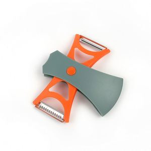 Éplucheur de légumes en acier inoxydable, ergonomique, gadget de cuisine pour éplucher facilement les carottes, les pommes de terre, les concombres, éplucheur de fruits efficace - Product Image 1