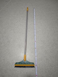 Brosse de nettoyage portable en plastique à poils rigides antidérapante pour sols de salle de bain, nettoyage en profondeur, pour toilettes, douches et joints - Product Image 2