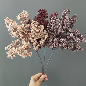 กิ่งไม้ประดิษฐ์ขนาดเล็ก ผลฮอลลี่พีวีซีเนื้อนิ่ม สไตล์นอร์ดิก สำหรับตกแต่งบ้าน โรงแรม งานแต่งงาน คริสต์มาส - Product Image 4