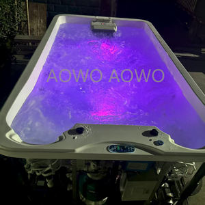 Bains à remous Grande baignoire pour adultes jacuzzi Baignoire extérieure Relaxation musculaire Hydrothérapie Réhabilitation Piscine Portable - Product Image 4