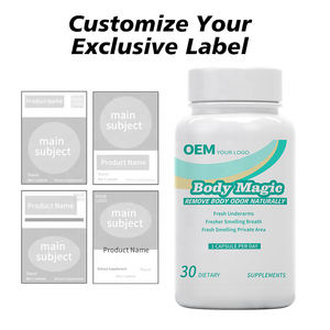 Cápsulas de Clorofila Desodorantes Corporales de Marca Privada OEM, Soluciones de Empaque Personalizadas de Fábrica, MOQ Flexible, Tamaños de Botellas y Cajas - Product Image 5