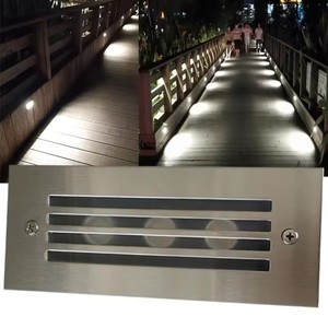 Lampes murales encastrées carrées IP65, AC220V 110V, extérieur, 3W, <span class=keywords><strong>LED</strong></span> encastrées, lampes encastrées souterraines - Product Image 3
