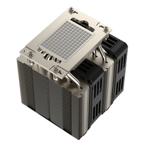 COOLSERVER pour serveur de bureau SP6 4U M99, refroidisseur de processeur, 6 caloducs, deux roulements à billes, 12V DC, faible bruit, dissipateur thermique en cuivre et aluminium, TDP