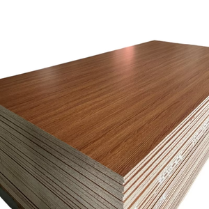 Panneau de <span class=keywords><strong>contreplaqué</strong></span> mélaminé marin 1220*2440mm 18mm, écologique, avec âme en peuplier pleine épaisseur et colle E1, pour usage intérieur - Product Image 1