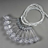 Décoration de mariage Lumière LED Goutte d'eau Lustre Acrylique Plafond Disposition de la scène