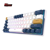 Royal Kludge RK61 Plus Keyboard Nirkabel Mini Keycaps Diy Portabel 61 Tombol Rgb Backlit Keyboard Mekanik Hotswap Clavier Gaming