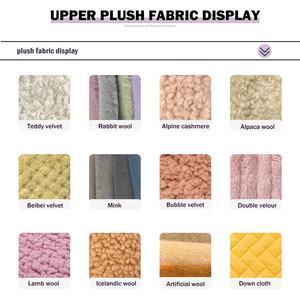 <span class=keywords><strong>Chien</strong></span> en peluche douce personnalisé OEM avec semelle extérieure en EVA chaussures <span class=keywords><strong>de</strong></span> maison chaudes d'automne/d'hiver <span class=keywords><strong>pour</strong></span> femmes fourrure <span class=keywords><strong>de</strong></span> <span class=keywords><strong>marche</strong></span> à la plage - Product Image 4