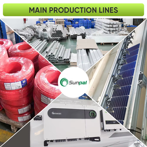 Sunpal trên lưới điện năng lượng mặt trời hệ thống 150kw 80kw 50kw 30Kw tấm pin mặt trời gắn hệ thống - Product Image 4