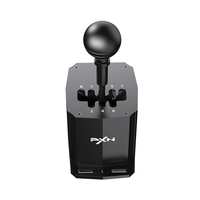 Levier de vitesses de course PXN SF U H-Pattern 7+R en alliage d'aluminium, câblé USB, pour simulateur de course sur PC