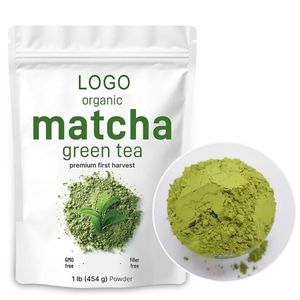 Suplemento De Fibra Dietética De Alta Qualidade Matcha Latte Chá Verde Em Pó Grau Cerimonial Orgânico Matcha Em Pó - Product Image 3