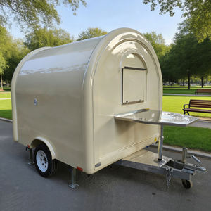 小型食品拖车出售，封闭式移动餐厅，带基本基础设施的商业街头食品拖车 - Product Image 4