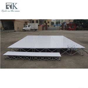 แพลตฟอร์มเวทีแบบพกพามันวาวสูงติดตั้งได้อย่างรวดเร็วสำหรับตกแต่งงานแต่งงาน - Product Image 4