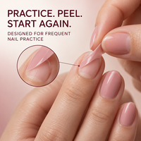 YOUTH ROSE 2026 Nouveau Gel Base Peel-Off SANS HEMA SANS TPO Formule à Séchage Rapide Facile à Retirer Idéal pour la Pratique du Nail Art
