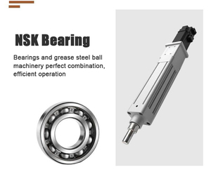 Actionneur linéaire à grande vitesse en acier inoxydable personnalisé, moteur servo, moteur électrique à grande capacité, cylindre à engrenages motorisé CNC - Product Image 4
