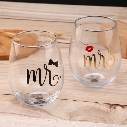 Simple Wine Glass Cup Home Cold Drink Glass Juice Bubble Drink Water Glass Cup