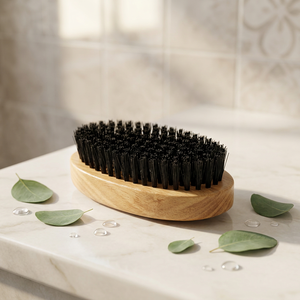 Buy Customized Wooden Beard <b>Brush</b> Set with Boar Bristle Compact Design Custom Logo for Men at Wholesale Prices in Any Size - Product Image 1