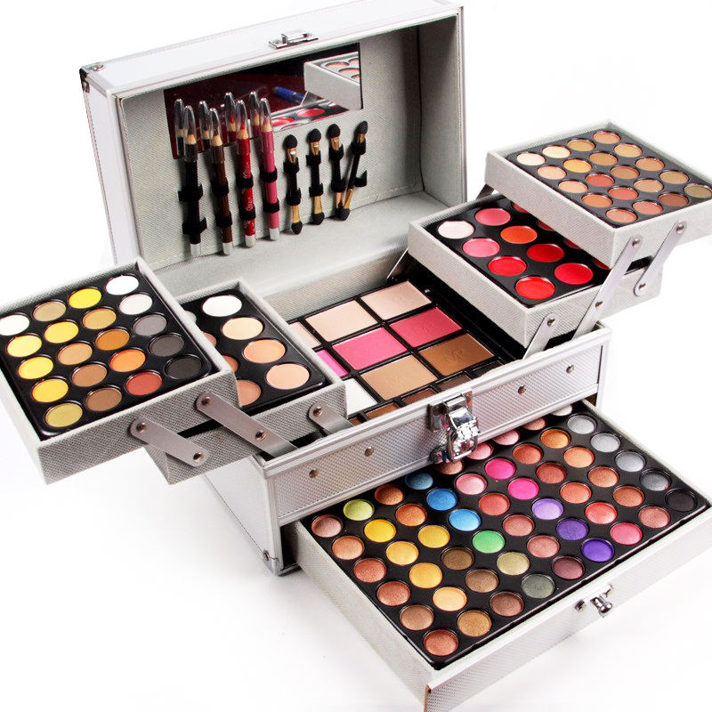 Professionele Aangepaste Private Label Make-Up Kits Alles In Een Cosmetica Set Vrouwen Waterdichte Make-Up Oogschaduw Pallet