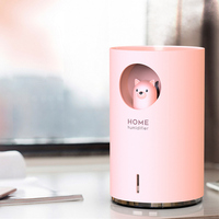 Mini humidificateur électrique USB/batterie en promotion, diffuseur d'huiles essentielles portable grande capacité en forme d'ours polaire, pour l'extérieur, le camping-car et la voiture