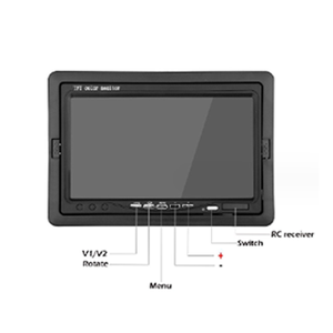 Veicoli camion 7 pollici HD retromarcia <span class=keywords><strong>monitor</strong></span> video display <span class=keywords><strong>TFT</strong></span> a colori <span class=keywords><strong>monitor</strong></span> - Product Image 1