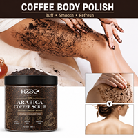 Gommage au café OEM - Gommage corporel exfoliant pour la cellulite et les vergetures, Gommage au café Arabica naturel pour une peau lisse et ferme