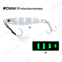 Leurre métallique rigide coulant en forme de poisson nageur, appât artificiel idéal pour la pêche en eau salée, vente en gros, 20/30/40/60g