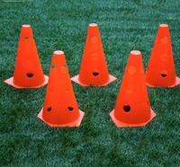 Emblema Hexagonal de 23 cm, Equipo Auxiliar de Entrenamiento de Fútbol, Marcadores de Obstáculos para Entrenamiento Físico Juvenil