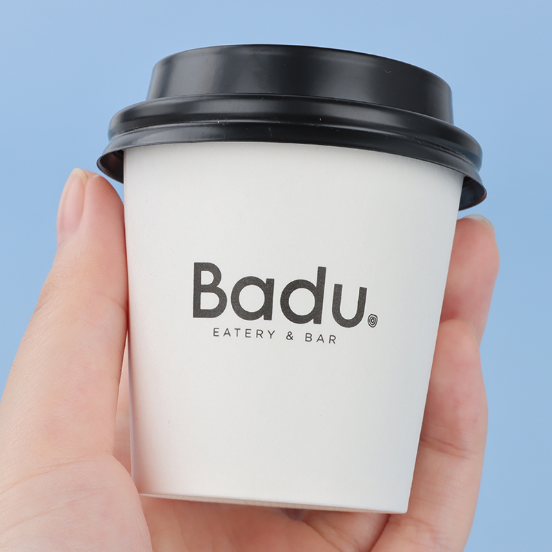 Wholesale Paper Cups Microwave Safe Hot Drinks Disposable Coffee Tea Juice Kraft Double Wall Paper Coffee Cup