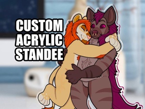 Standee Acrílico Personalizado de Anime Fursona OEM ODM - Product Image 1