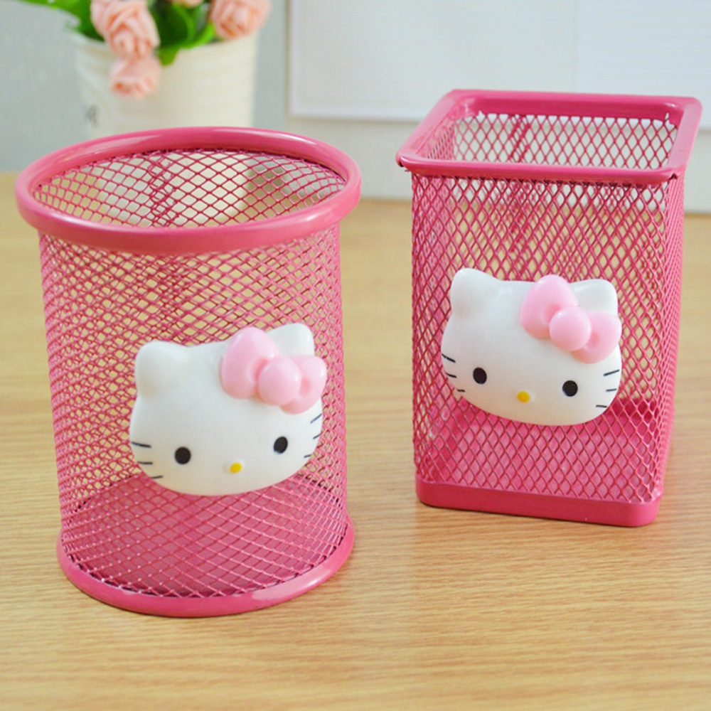 Креативный милый Настольный металлический держатель для ручек