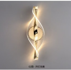 Lampada da Parete Moderna di Lusso in Cristallo LED e Acrilico <span class=keywords><strong>per</strong></span> Camera da Letto, <span class=keywords><strong>Soggiorno</strong></span>, Sfondo TV, Corridoio e Studio - Product Image 6