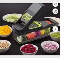Hachoir à légumes multifonctionnel, coupe-dés, râpe à pommes de terre et trancheuse, gadget de cuisine indispensable, approvisionnement transfrontalier