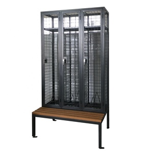 <span class=keywords><strong>Casier</strong></span> en acier à mailles métalliques sur mesure, casiers de stockage pour entrepôt, casiers muraux pour mineurs - Product Image 4