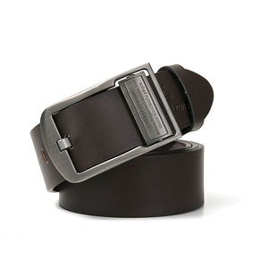 カスタムヴィンテージ高級メンズドレスベルトトップグレインピュアPUレザースタイリッシュな合金バックル3.8cm幅125cmスタイリッシュなジーンズ用 - Product Image 3