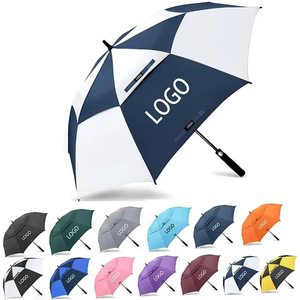 Ombrello da Golf Personalizzato, Regalo Aziendale, Stampa Logo Pubblicitario, Ombrello Dritto Antivento e Impermeabile per la Pioggia - Product Image 1