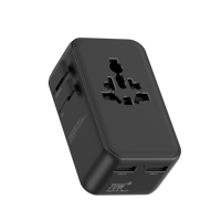 70W GAN Pengisi Daya Cepat Internasional Universal Adaptor Perjalanan Universal Adaptor Colokan Dunia
